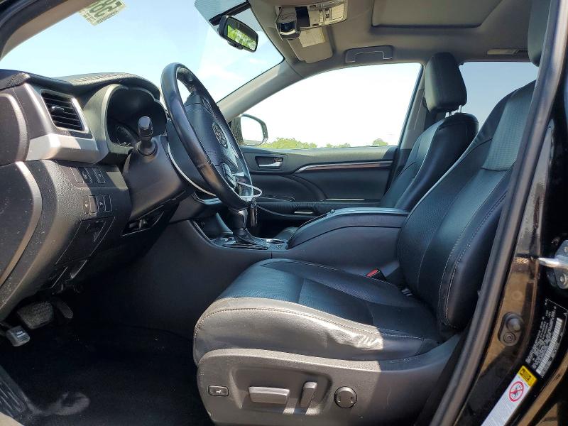 2015 Toyota Highlander VIN 5TDDKRFH9FS163295 COPART salvage auction — FRONT END, IL - SALVAGE CERTIFICATE, sold $325 on 2026-07-24 (photo 7)