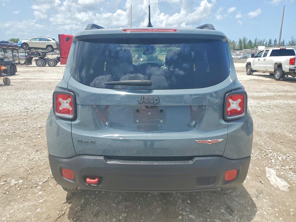 2016 Jeep Renegade VIN ZACCJBCTXGPC92093 COPART salvage auction — FRONT END, FL - CERT OF TITLE SLVG REBUILDABLE, sold $850 on 2026-08-18 (photo 6)