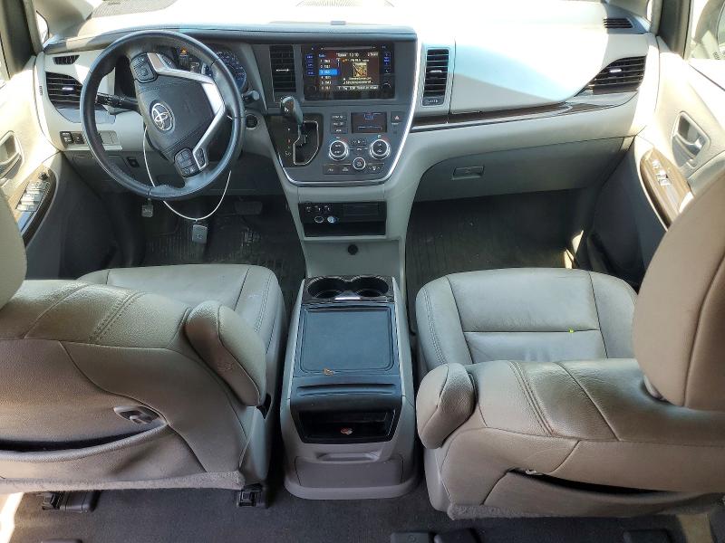 2017 Toyota Sienna VIN 5TDYZ3DC5HS870303 COPART salvage auction — FRONT END, CA - SALVAGE CERTIFICATE, sold $4,100 on 2026-07-29 (photo 8)