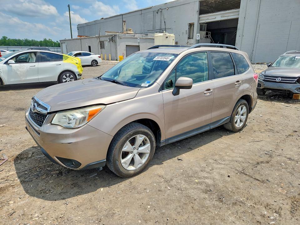 2015 Subaru Forester VIN JF2SJAHC9FH403805 COPART salvage auction — MINOR DENT/SCRATCHES, Va - Certificate Of Title, sold $350 on 2026-07-29 (photo 1)