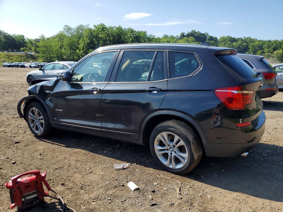 2017 BMW X3 VIN 5UXWX7C58H0U42850 COPART salvage auction — FRONT END, Ny - Mv-907A Salvage Certificate, sold $1,600 on 2026-07-16 (photo 2)