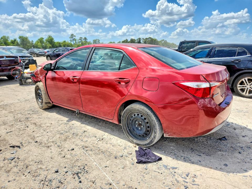 2014 Toyota Corolla VIN 5YFBURHE7EP112843 COPART salvage auction — FRONT END, TX - SALVAGE VEHICLE TITLE (P), sold $1,100 on 2026-07-17 (photo 2)