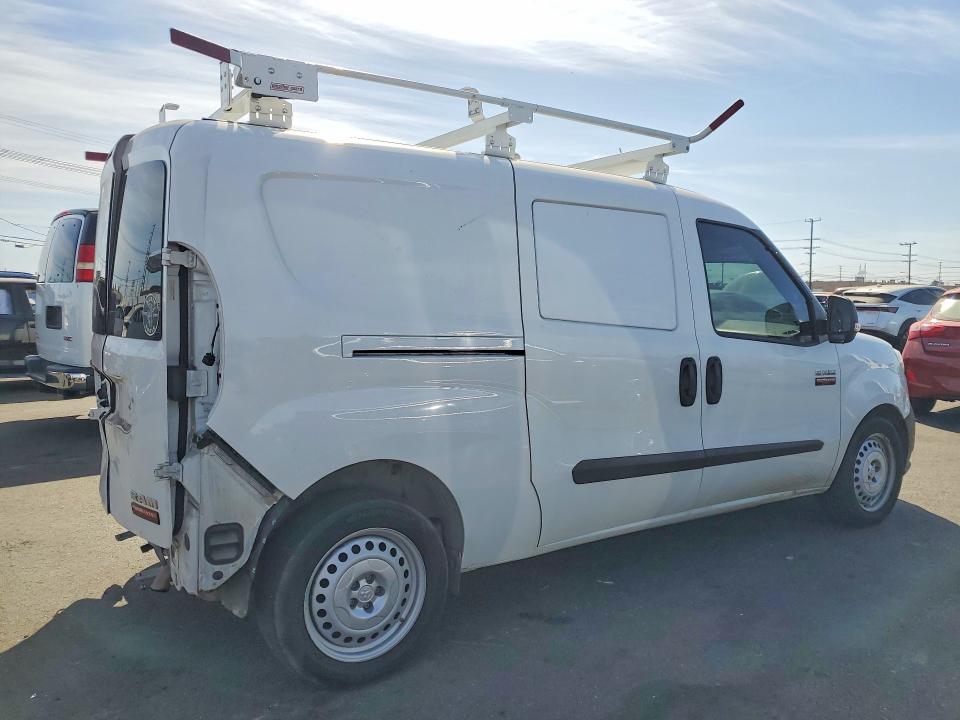 2020 Ram Promaster city VIN ZFBHRFAB8L6R67701 COPART salvage auction — REAR END, Ca - Salvage Certificate, sold $3,050 on 2026-08-05 (photo 3)