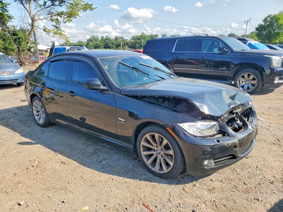 2011 BMW 3 series VIN WBAPK5C54BA660730 COPART salvage auction — FRONT END, Md - Cert Of Salvage > 75% Damage, sold $375 on 2026-08-04 (photo 4)
