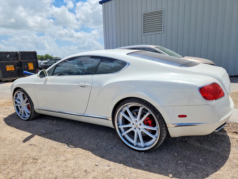 2012 Bentley Continental gt VIN SCBFR7ZAXCC071524 COPART salvage auction — MINOR DENT/SCRATCHES, Ny - Certificate Of Title, sold $26,000 on 2026-07-27 (photo 2)