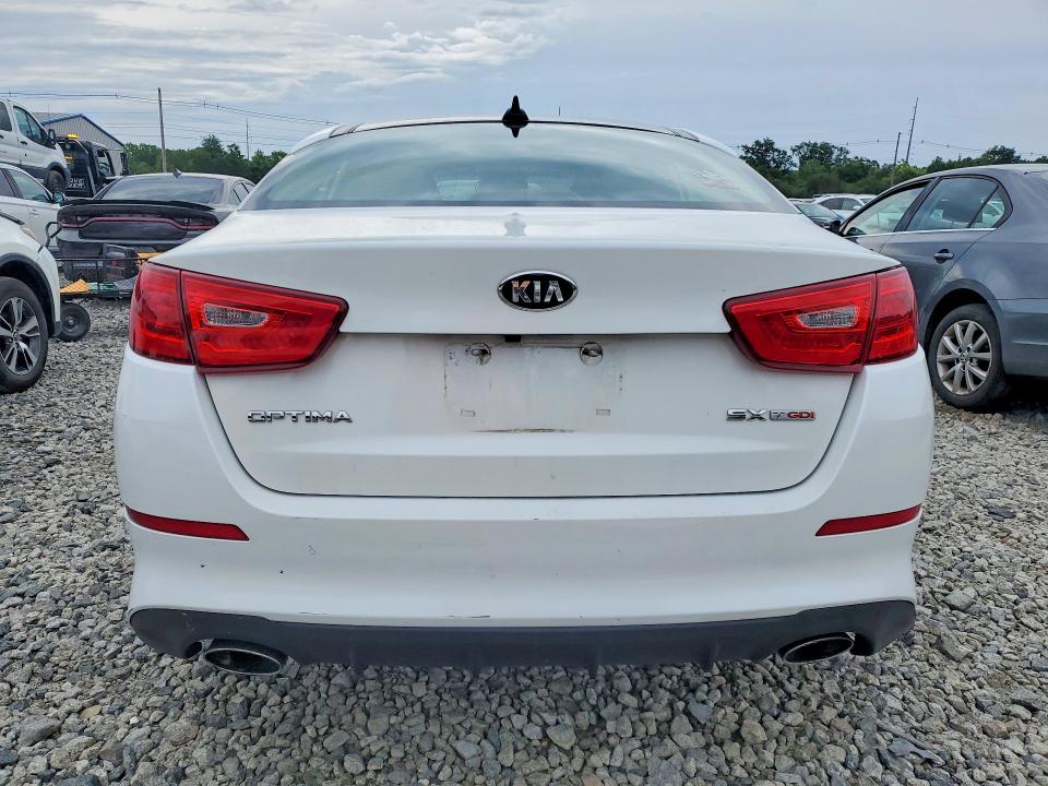 2015 Kia Optima VIN 5XXGR4A68FG432177 COPART salvage auction — FRONT END, Ma - Cert Of Title-Reconstrctd Coll, sold $575 on 2026-07-16 (photo 6)