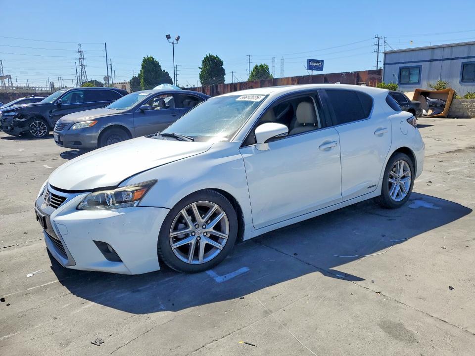 2014 Lexus Ct VIN JTHKD5BH8E2195899 COPART salvage auction — FRONT END, Ca - Salvage Certificate, sold $2,150 on 2026-07-22 (photo 1)