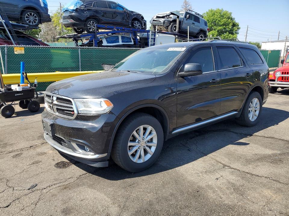 2015 Dodge Durango VIN 1C4RDJAG5FC907752 COPART salvage auction — FRONT END, Co - Salvage Title, sold $3,050 on 2026-08-20 (photo 1)