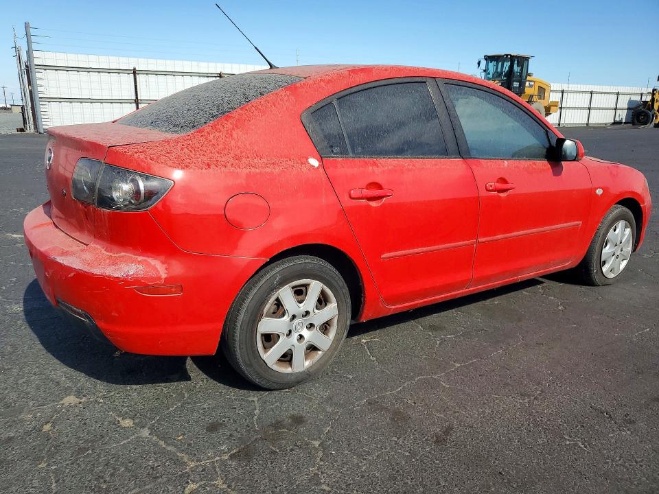 2007 Mazda 3 VIN JM1BK12G271754010 COPART salvage auction — MECHANICAL, Ca - Dis/Dlr/Exp Only Clean Title, sold $450 on 2026-07-09 (photo 3)