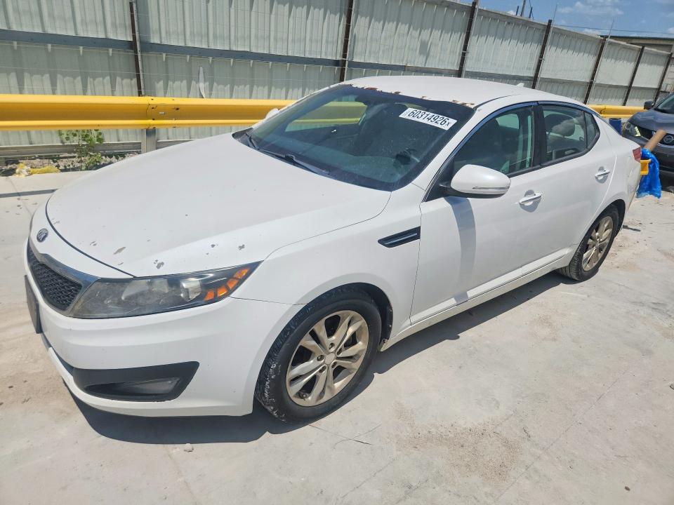 2013 Kia Optima VIN 5XXGM4A7XDG094270 COPART salvage auction — MINOR DENT/SCRATCHES, Tx - Certificate Of Title, sold $1,200 on 2026-07-14 (photo 1)