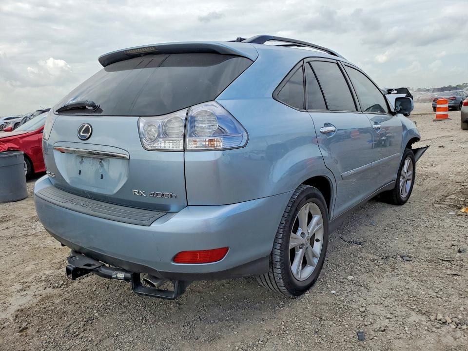 2008 Lexus Rx VIN JTJGW31U782008187 COPART salvage auction — FRONT END, TX - SALVAGE VEHICLE TITLE, sold $625 on 2026-07-27 (photo 3)