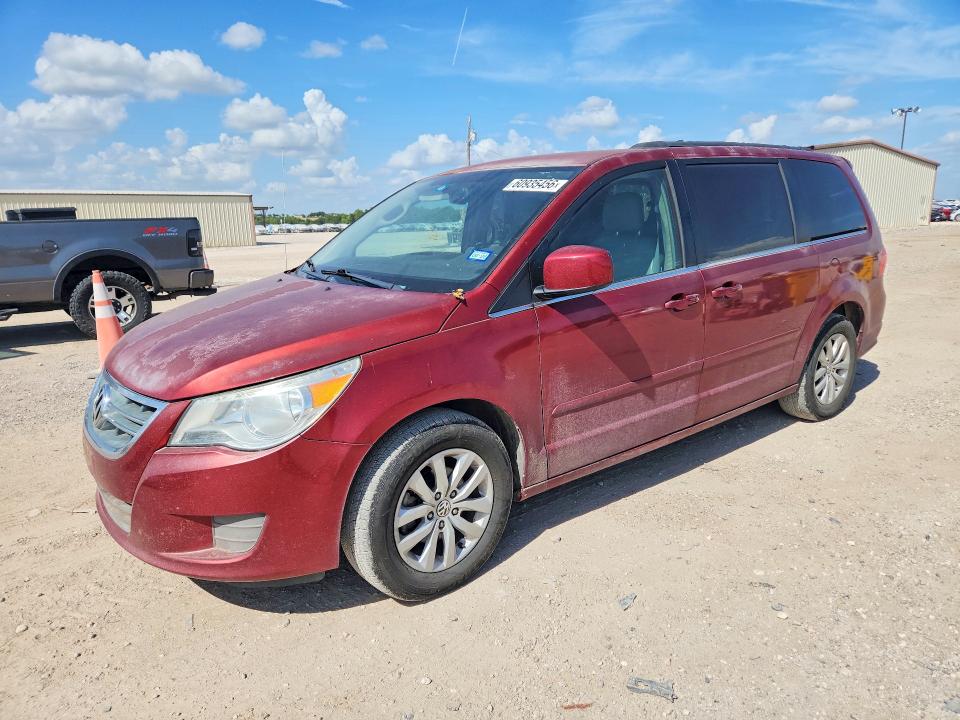 2012 Volkswagen Routan VIN 2C4RVABG3CR193974 COPART salvage auction — NORMAL WEAR, Tx - Certificate Of Title, sold $425 on 2026-07-22 (photo 1)