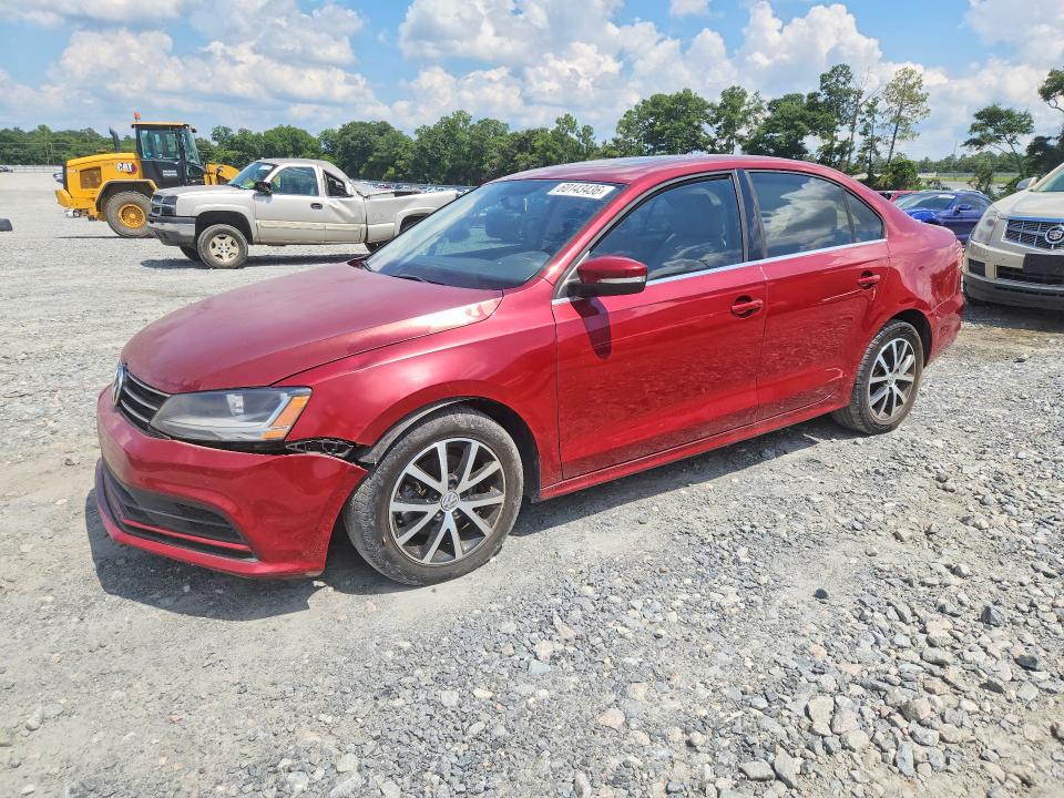 2017 Volkswagen Jetta VIN 3VWDB7AJ2HM336878 COPART salvage auction — FRONT END, DE - CERTIFICATE OF TITLE (P), sold $2,450 on 2026-07-27 (photo 1)