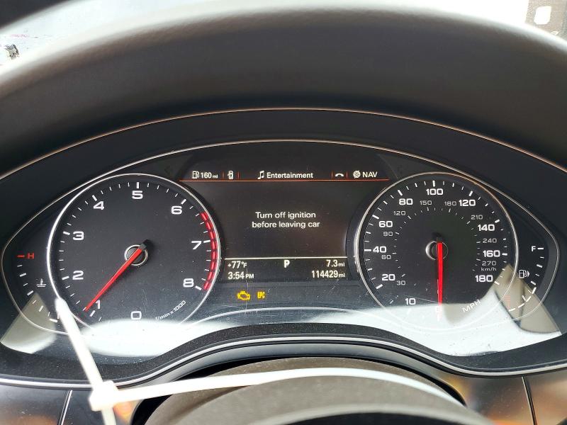 2014 Audi A6 VIN WAUHGAFC3EN138158 COPART salvage auction — FRONT END, OH - CERT OF TITLE-REBUILT SALVAGE, sold $1,700 on 2026-08-25 (photo 9)