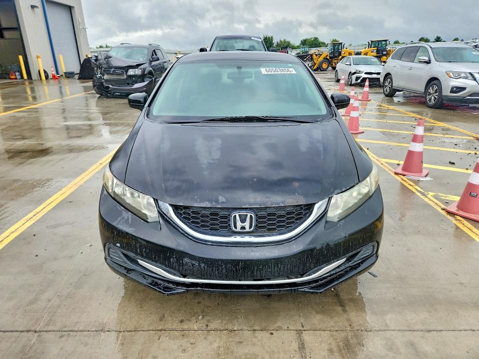 2014 Honda Civic VIN 19XFB2F50EE085472 COPART salvage auction — REAR END, Tn - Cert Of Title-Rebuilt Vehicle, sold $1,450 on 2026-07-28 (photo 5)