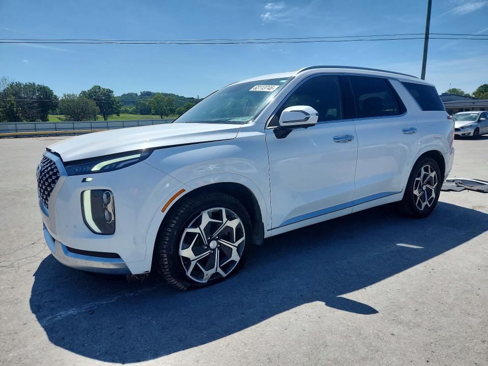 2021 Hyundai Palisade VIN KM8R7DHE3MU213061 — COPART salvage auction photo