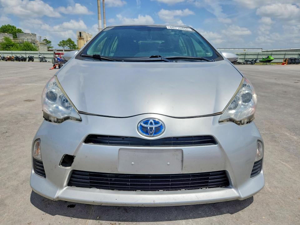 2013 Toyota Prius VIN JTDKDTB37D1052473 COPART salvage auction — HAIL, KS - CERT OF TITLE-SALVAGE, sold $2,200 on 2026-07-31 (photo 5)