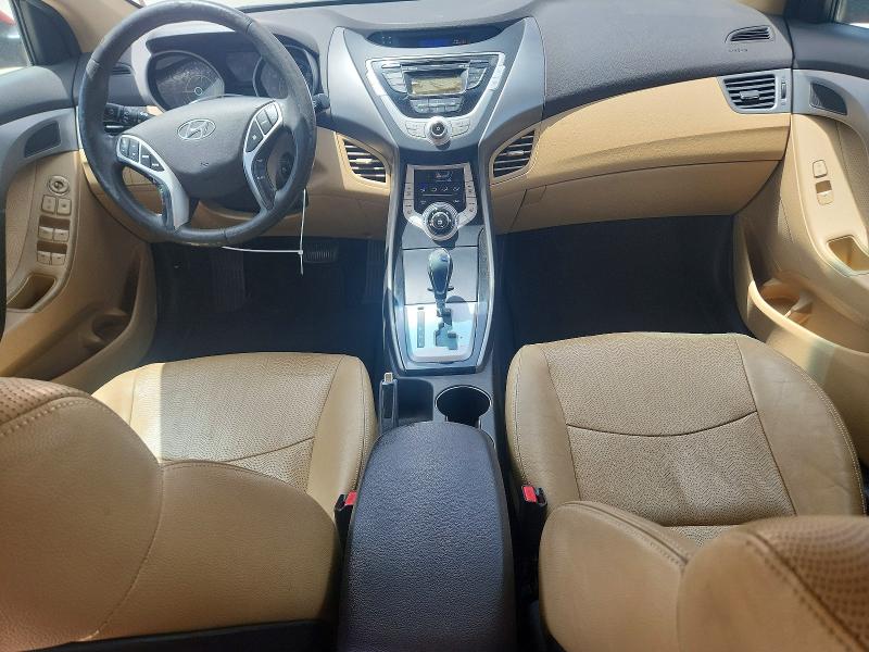 2012 Hyundai Elantra VIN KMHDH4AE8CU430234 COPART salvage auction — REAR END, Fl - Cert Of Title Slvg Rebuildable, sold $325 on 2026-07-21 (photo 8)