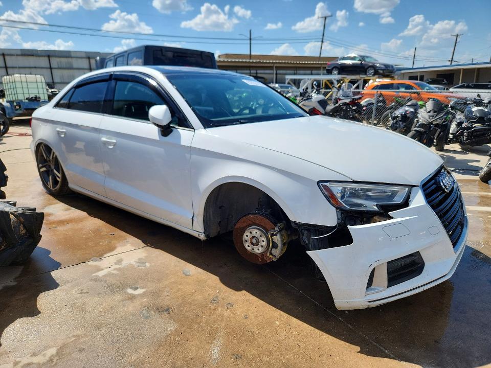 2018 Audi A3 VIN WAUAUGFF0J1031237 COPART salvage auction — FRONT END, Tx - Certificate Of Title, sold $3,700 on 2026-08-31 (photo 4)