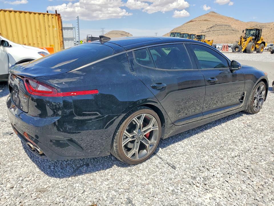 2021 Kia Stinger VIN KNAE45LC1M6088554 COPART salvage auction — BURN, NV - SALVAGE TITLE, sold $10,600 on 2026-08-24 (photo 3)