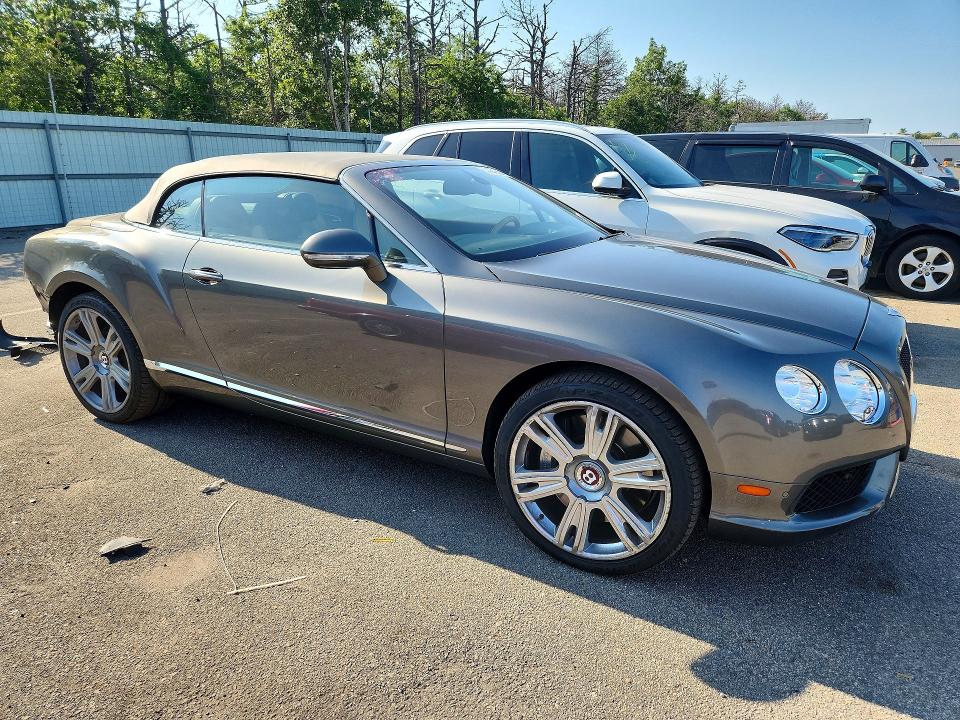 2013 Bentley Continental VIN SCBGT3ZA8DC083624 COPART salvage auction — REAR END, Ny - Mv-907A Salvage Certificate, sold $19,600 on 2026-07-15 (photo 4)