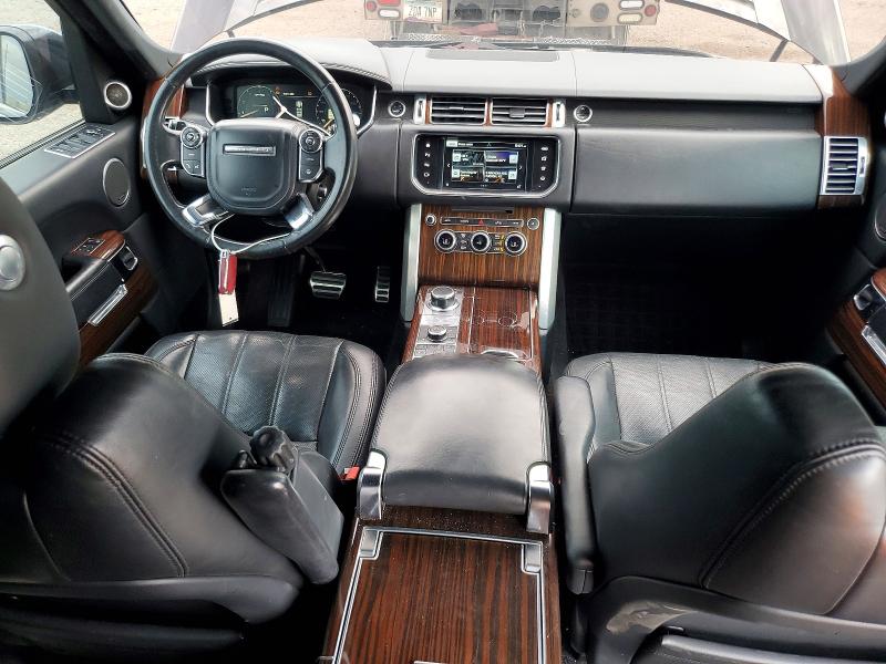 2016 Land rover RANGE ROVER VIN SALGS3EFXGA269689 COPART salvage auction — FRONT END, Az - Cert Of Title - Salvage, sold $4,450 on 2026-07-31 (photo 8)