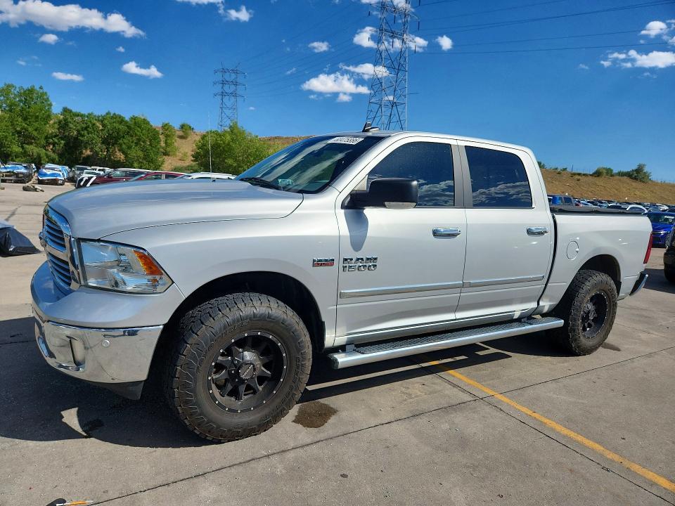 2017 Ram 1500 VIN 3C6RR7LT8HG593293 COPART salvage auction — REAR END, Co - Salvage Title, sold $10,000 on 2026-08-03 (photo 1)