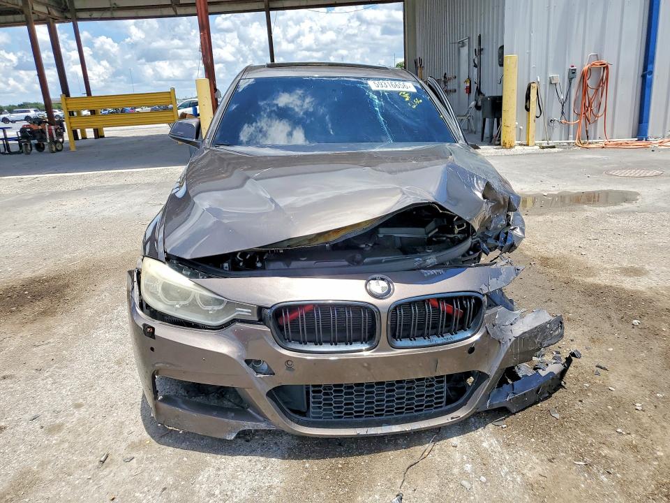 2015 BMW 3er VIN WBA3C3C55FP664434 COPART salvage auction — FRONT END, Fl - Certificate Of Destruction, sold $375 on 2026-07-17 (photo 5)
