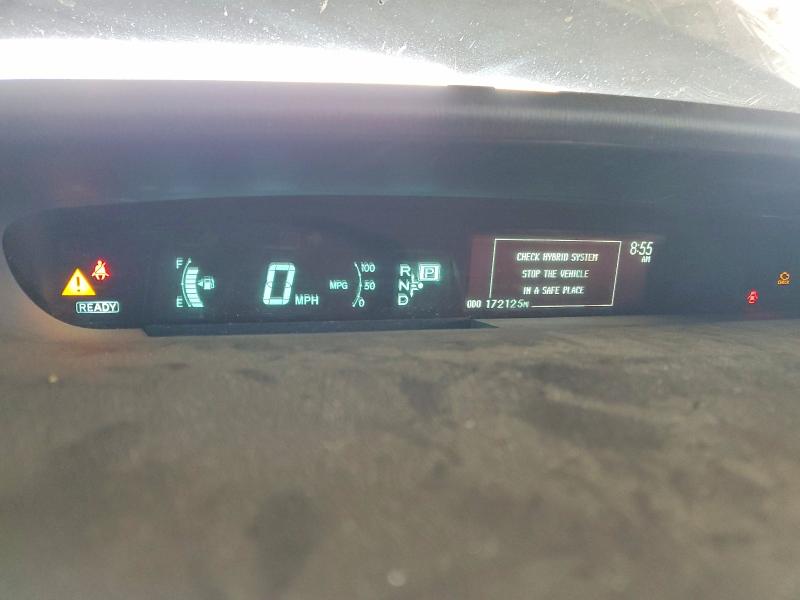 2014 Toyota Prius VIN JTDKN3DU8E1792019 COPART salvage auction — FRONT END, Ca - Salvage Certificate, sold $2,350 on 2026-07-16 (photo 9)