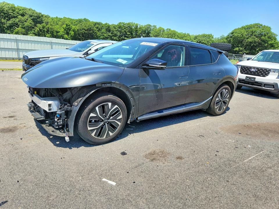 2023 Kia Ev6 VIN KNDC34LA7P5127633 COPART salvage auction — FRONT END, NY - CERTIFICATE OF TITLE, sold $10,100 on 2026-07-20 (photo 1)