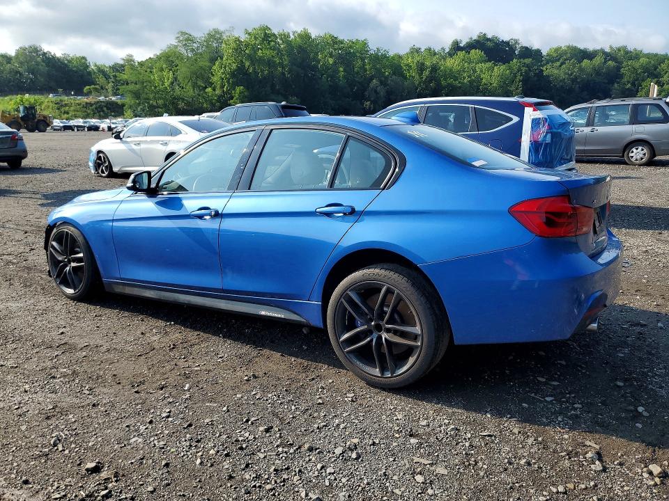 2016 BMW 3er VIN WBA8B7G50GNT70740 COPART salvage auction — FRONT END, Ny - Mv-907A Salvage Certificate, sold $3,600 on 2026-07-28 (photo 2)