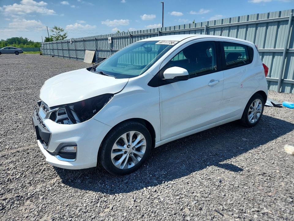 2019 Chevrolet Spark VIN KL8CD6SA0KC800706 COPART salvage auction — FRONT END, On - Permit No Brand - Unfit, sold $1,050 on 2026-07-28 (photo 1)