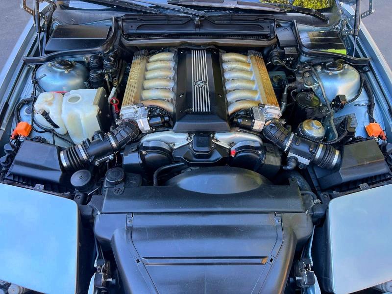 1991 BMW 850 VIN WBAEG2310MCB72468 COPART salvage auction — MECHANICAL, Ca - Certificate Of Title (P), sold $9,600 on 2026-08-03 (photo 7)