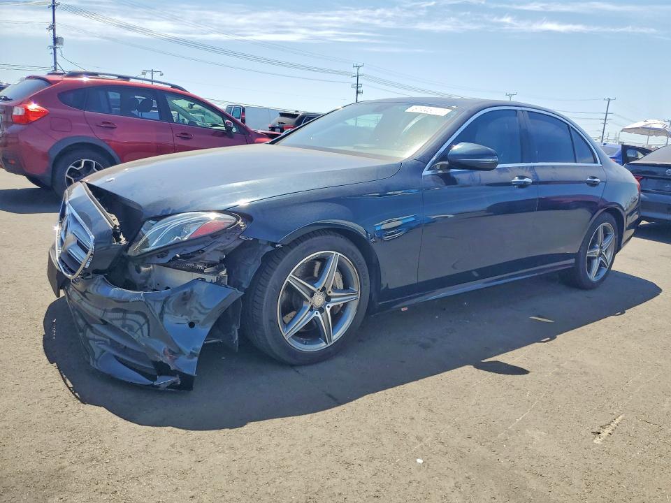 2017 Mercedes-benz E-class VIN WDDZF4JBXHA090864 COPART salvage auction — FRONT END, CA - SALVAGE CERTIFICATE, sold $6,100 on 2026-08-12 (photo 1)