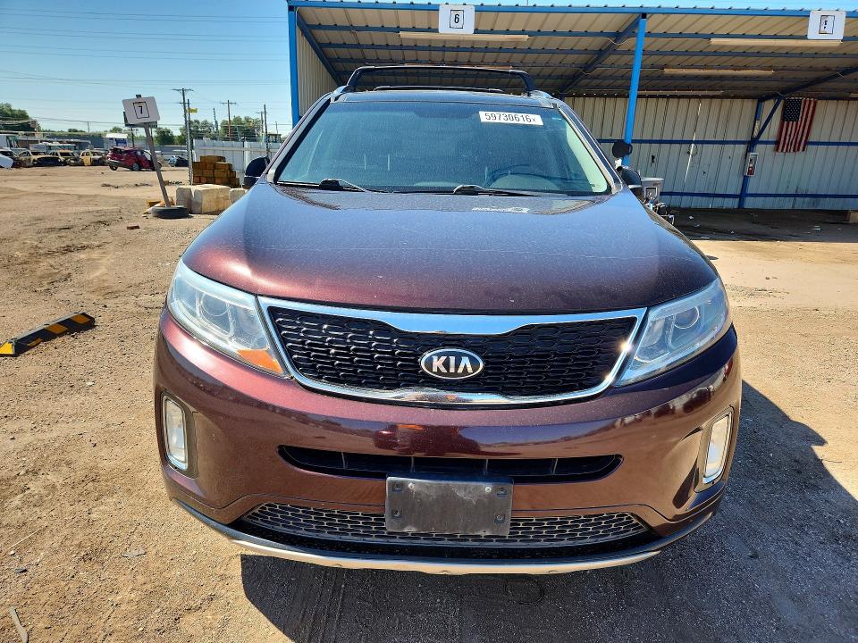2015 Kia Sorento VIN 5XYKWDA74FG590233 COPART salvage auction — HAIL, Co - Certificate Of Title, sold $275 on 2026-07-29 (photo 5)