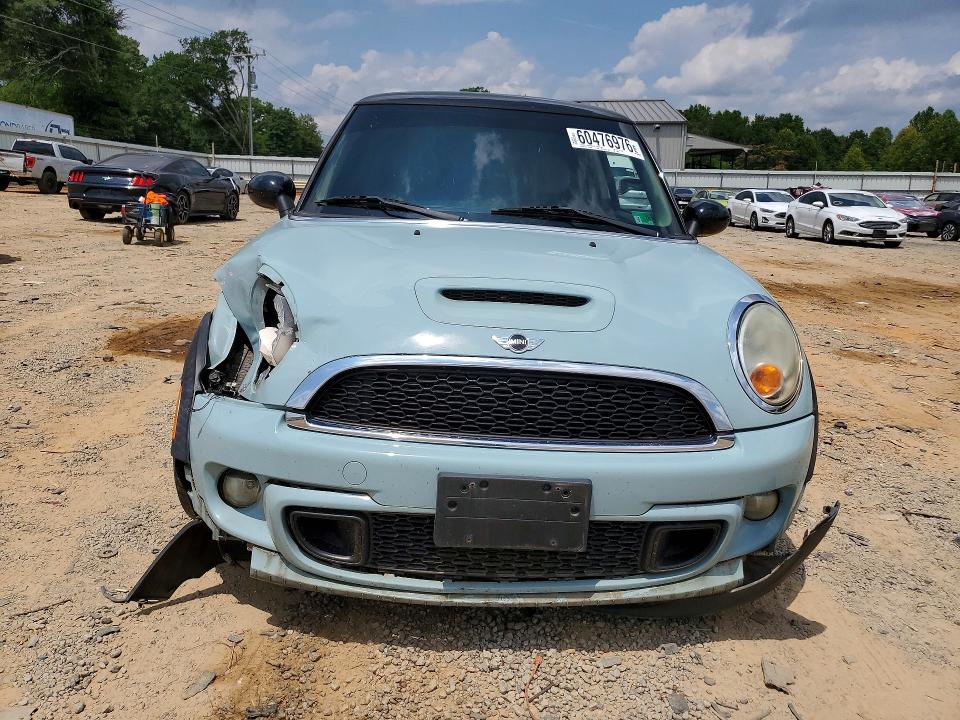 2012 Mini Cooper VIN WMWSV3C54CTY19595 COPART salvage auction — FRONT END, Va - Cert Of Title - Salvage, sold $100 on 2026-07-24 (photo 5)