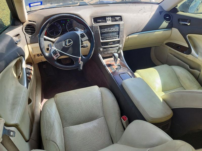 2012 Lexus Is VIN JTHBF5C21C5173694 COPART salvage auction — FRONT END, Tx - Certificate Of Title (P), sold $4,100 on 2026-07-28 (photo 8)