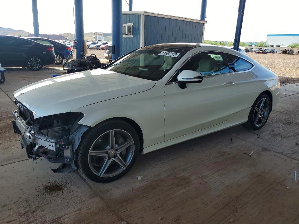 2017 Mercedes-benz VIN WDDWJ4KB8HF406507 COPART salvage auction — FRONT END, AZ - CERT OF TITLE - SALVAGE, sold $650 on 2026-07-28 (photo 1)
