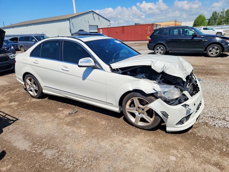 2008 Mercedes-benz C-klasse VIN WDDGF81X18F148891 COPART salvage auction — FRONT END, On - Permit No Brand - Unfit, sold $875 on 2026-08-04 (photo 4)