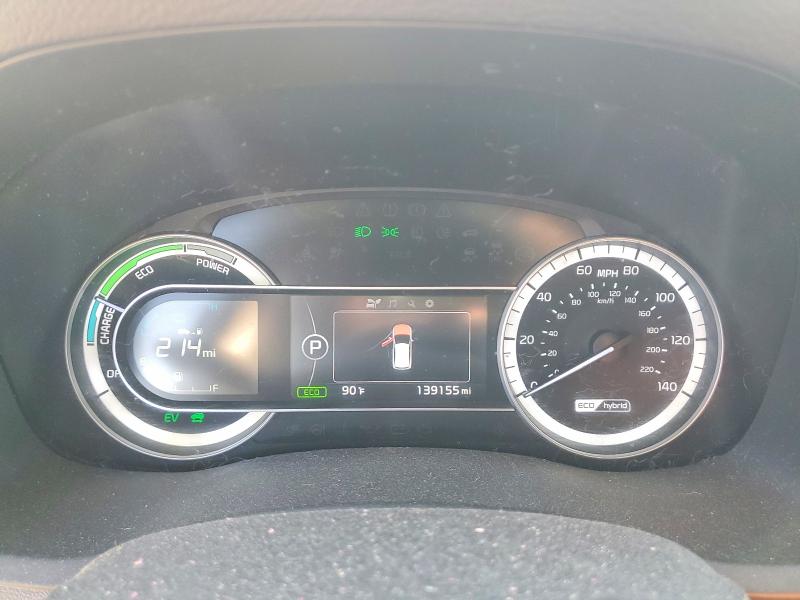 2018 Kia Niro VIN KNDCB3LC1J5206981 COPART salvage auction — SIDE, CA - SALVAGE CERTIFICATE, sold $1,950 on 2026-07-24 (photo 9)