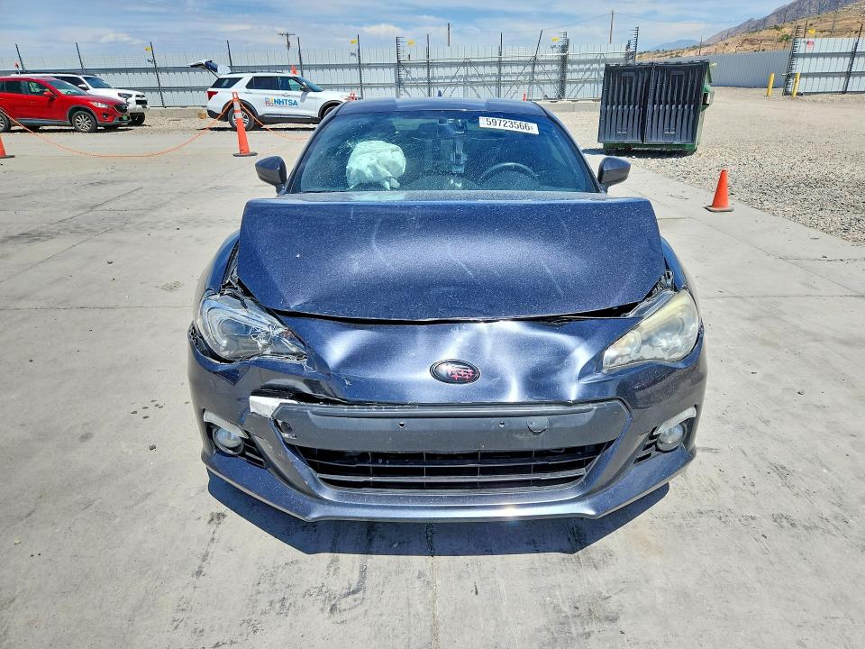 2015 Subaru Brz VIN JF1ZCAC12F8602651 COPART salvage auction — FRONT END, Ut - Salvage Certificate, sold $1,150 on 2026-07-20 (photo 5)
