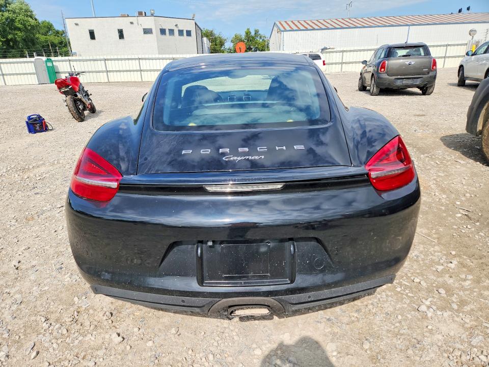 2014 Porsche Cayman VIN WP0AA2A86EK173437 COPART salvage auction — REAR END, OH - CERT OF TITLE-SALVAGE, sold $7,700 on 2026-07-24 (photo 6)