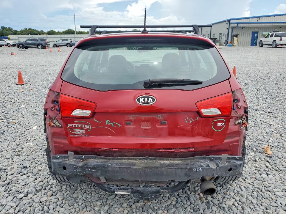 2012 Kia Forte VIN KNAFW5A33C5515013 COPART salvage auction — REAR END, Fl - Certificate Of Destruction, sold $650 on 2026-07-31 (photo 6)