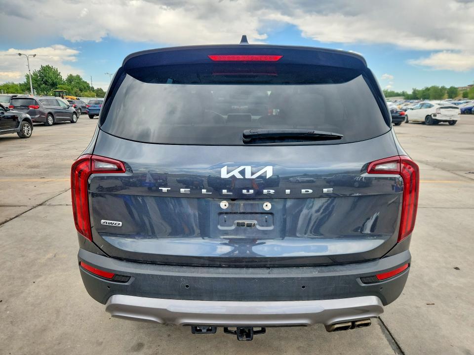 2022 Kia Telluride VIN 5XYP3DHC2NG308848 COPART salvage auction — FRONT END, Salvage Title, sold $7,800 on 2026-07-20 (photo 6)