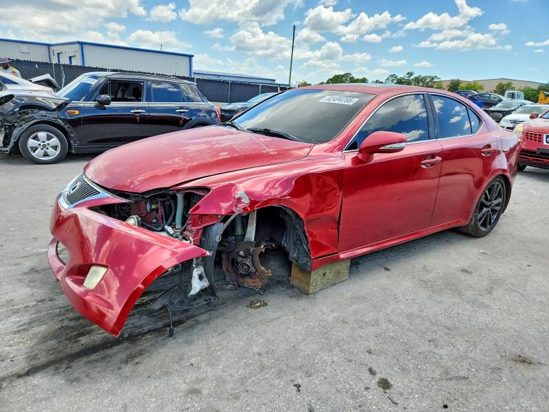 2010 Lexus Is VIN JTHBF5C29A5124790 COPART salvage auction — FRONT END, Fl - Cert Of Title Slvg Rebuildable, sold $15 on 2026-07-30 (photo 2)