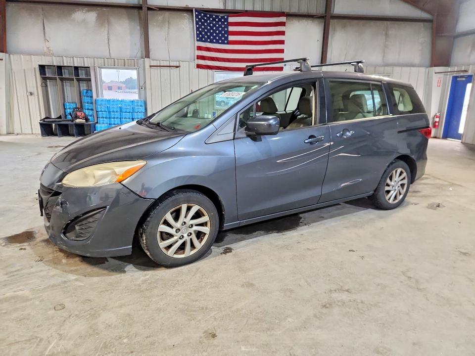 2012 Mazda 5 VIN JM1CW2BL2C0141848 COPART salvage auction — FRONT END, Ma - Cert Of Title-Reconstrctd Coll, sold $400 on 2026-07-22 (photo 1)