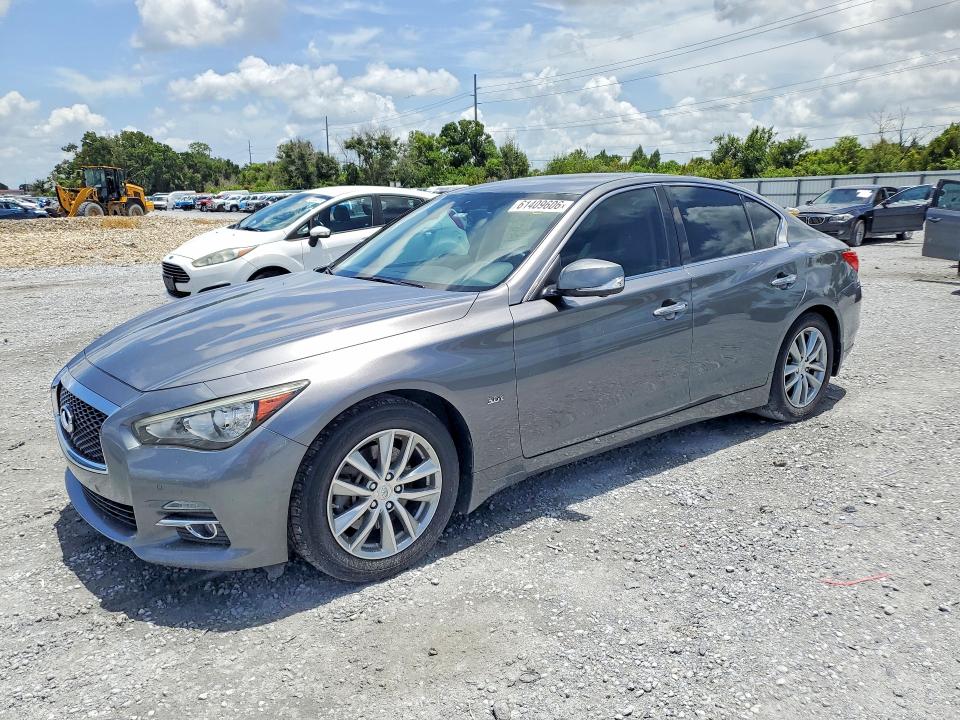 2017 Infiniti Q50 VIN JN1EV7AP6HM732586 COPART salvage auction — MECHANICAL, Fl - Certificate Of Title, sold $825 on 2026-07-31 (photo 1)