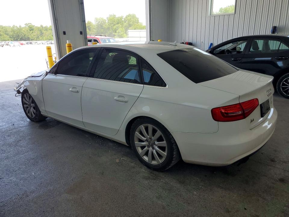 2013 Audi A4 VIN WAUBFAFL8DN006049 COPART salvage auction — FRONT END, Oh - Cert Of Title-Salvage, sold $500 on 2026-07-10 (photo 2)