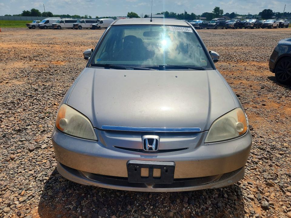 2003 Honda Civic hybrid VIN JHMES96603S019381 COPART salvage auction — MECHANICAL, MO - CERTIFICATE OF TITLE, sold $100 on 2026-07-08 (photo 5)