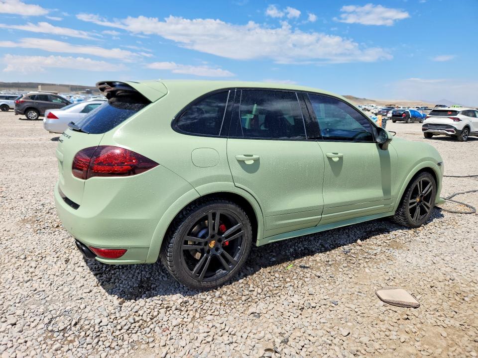 2014 Porsche Cayenne VIN WP1AD2A27ELA78087 COPART salvage auction — FRONT END, Ut - Salvage Certificate, sold $5,200 on 2026-08-28 (photo 3)